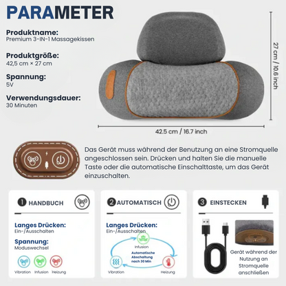 VitaDorm™ Premium 3-IN-1 Massagekissen